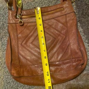 Lucky Brand leather crossbody purse great shape